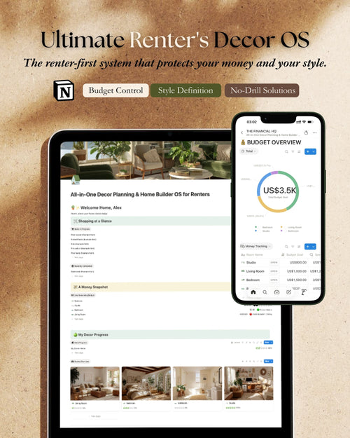 All-in-One Decor Planning & Home Builder OS for Notion - Alex Neo Flow